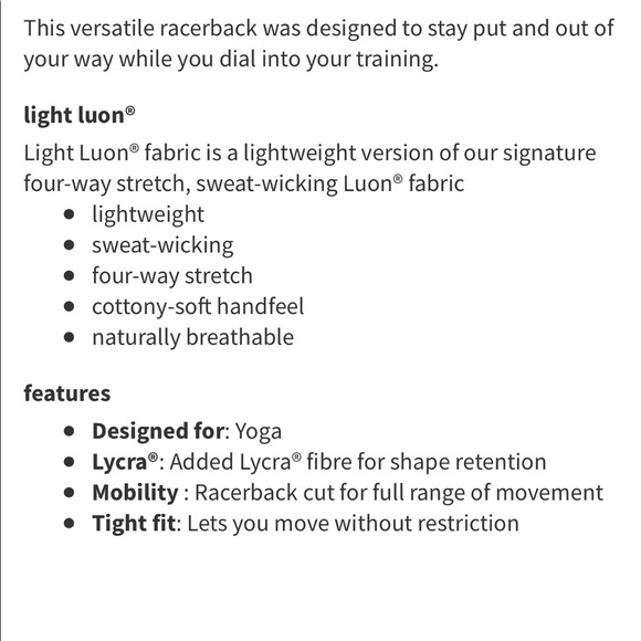 Set! Lululemon pace rival crop and cool racer back - Picture 14 of 15